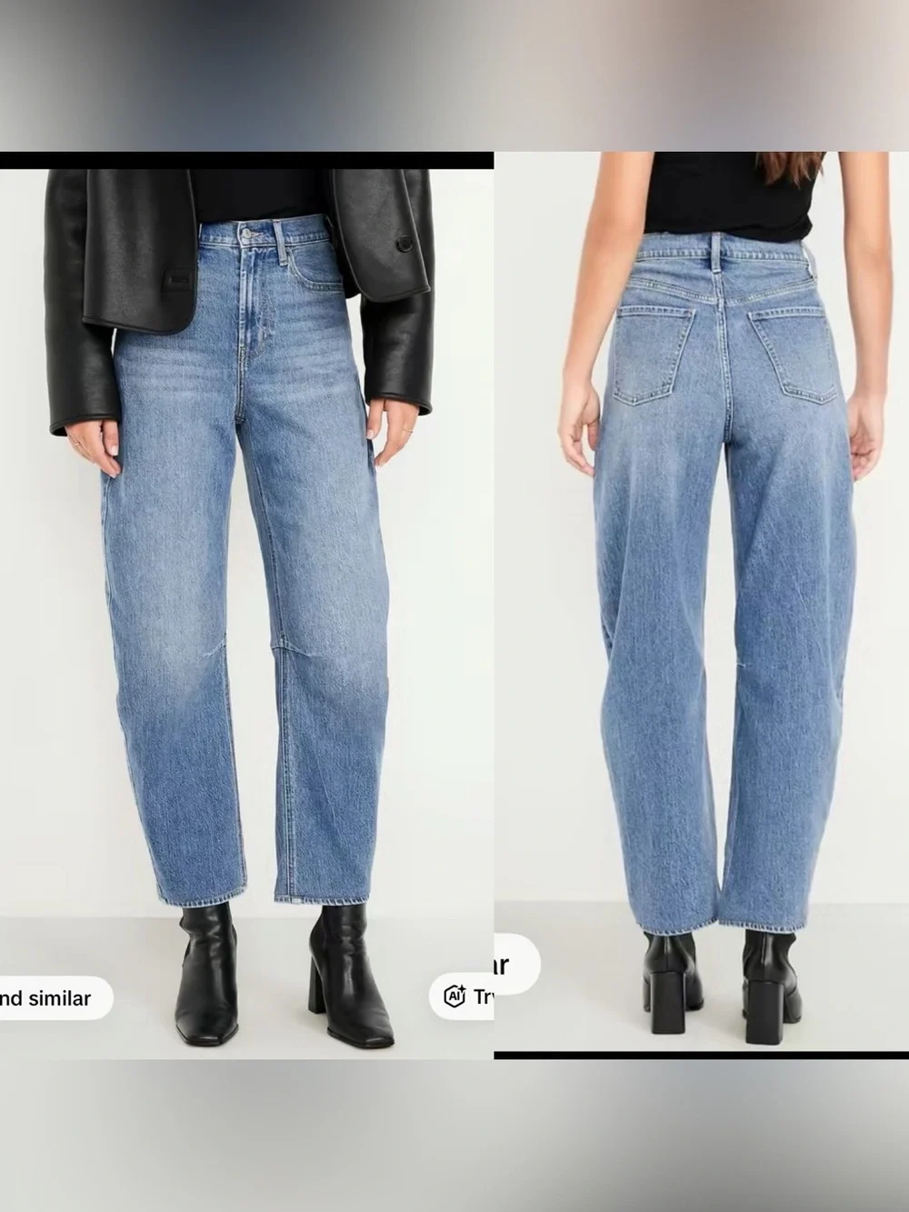 Old Navy Wow High Waisted Barrel Ankle Jeans Light Wash Size 10S